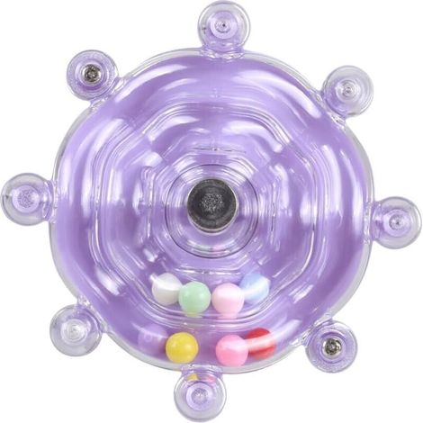 Jouet pour Oiseaux en Forme de Roue de Perruche,Jouet Interactif Coloré pour Perroquet,Jouet a Hochet pour Exercice de Mastication des Oiseaux,Perruches,Conures
