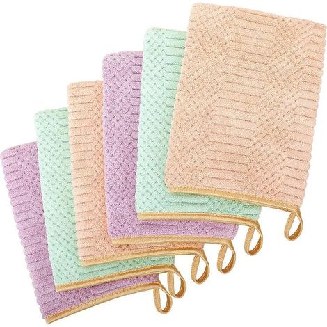 Microfibre Cotton Wash Mitt - Face Towel (1/5)