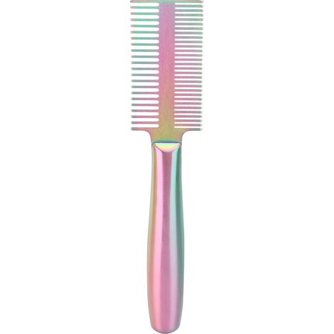 Dog Grooming Comb with Dense Teeth Integrated Easy To Grip Stainless Steel Pet Comb for Long Short Haired Dog Cat Colorful