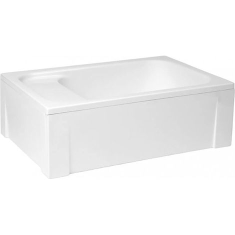 Azura Home Design – Receveur de douche à poser acrylique 120 x 80 cm – Hauteur 36 cm – Résistant aux rayures – Facile à installer et à entretenir (1/2)