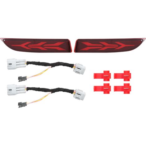 Feux arrière LED gauche et droite Stop Frein Lampe Style Arête de Poisson Compatible Toyota Avalon 2019 (1/5)