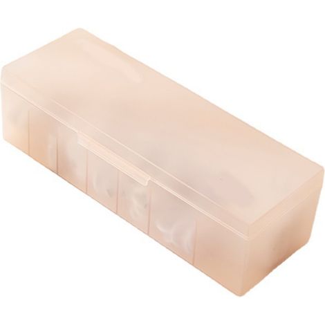 Boîte de rangement de câbles en plastique pour la gestion des câbles USB et autres accessoires électroniques de bureau. (1/4)