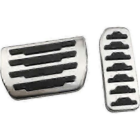 Exquisite Stainless Steel Car Foot Pedal For Jaguar F-pace X761 2016 2017 2018 2019 2020 2021 2022 Clutch Brake Non-slip Pedal Cover At Mt( 2 pcs) (1/5)
