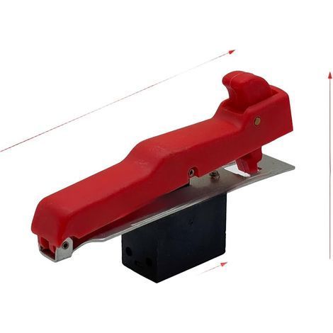 Interrupteur de sécurité verrouillable pour meuleuse d'angle 125 150 180 230 mm et machines de finition compatibles (1/4)