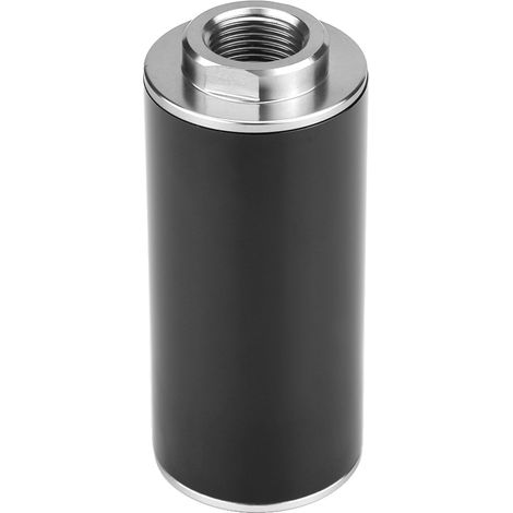 Hochleistungsfähiger 100-Mikron AN6 Universal-Kraftstofffilter aus schwarzem Aluminium für Pkw und Lkw (1/5)