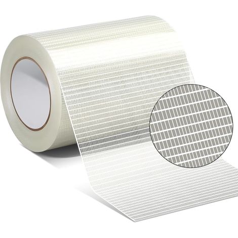 Ruban de Réparation de Tente Ruban Adhésif Renforcé Tissé Transparent Rubans de Réparation en Tissu pour Camping Car Tente Toile Bâche Tonnelle Housses de Bateau Caravane (1/5)