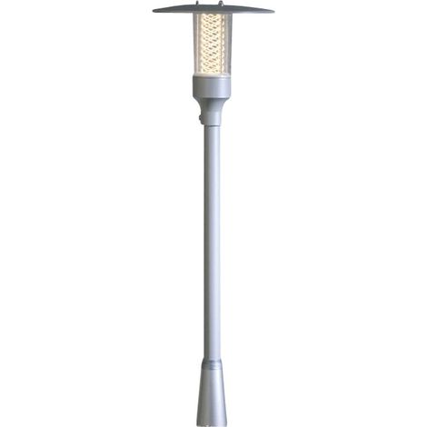Konstsmide Nova Borne d'éclairage d'extérieur classique en aluminium gris, IP44 (1/3)