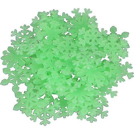 200 Stück Schneeflocken-Wandaufkleber (1/3)
