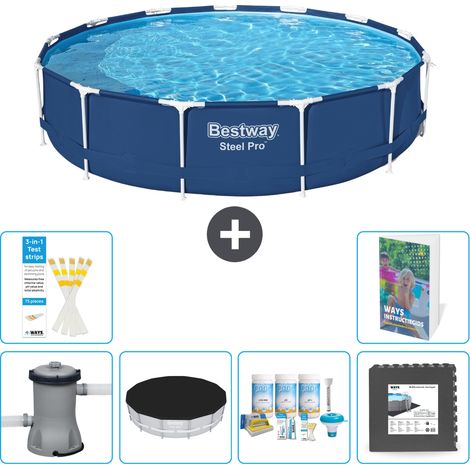 Bestway Steel Pro Rund - 396x84 cm - 7-teilig S238
