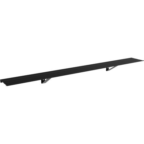 Vitavia Wandregal für Gewächshäuser, schwarz, 122 x 15 cm (1/4)
