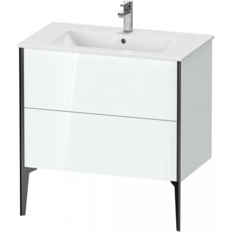 Sous-vasque pour meuble de salle de bain XVIU 594x810x480mm Prof. sw ma blanc brillant (1/3)
