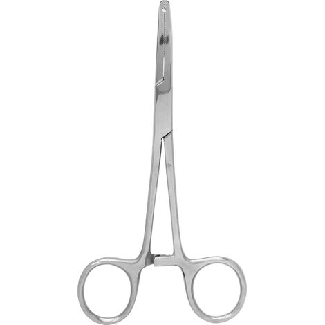 Pince à becs fendus en acier inoxydable, outil réutilisable de serrage de perles, brucelles de maintien pour piercing de langue (1/5)