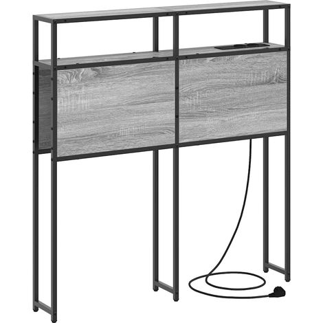 Maison Exclusive - Testata contenitore Grigio sonoma Legno multistrato