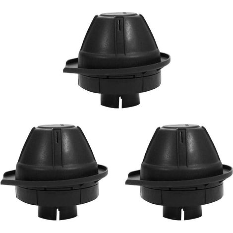 Lot de 3 bouchons de rechange pour prise d'air dynamique de tuba (88,9 mm) de 3,5 pouces (88,9 mm), avec préfiltre et tête de tuba en forme de champignon. (1/5)
