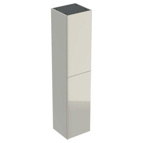 Geberit Acanto - Mobiletto alto 173x38 cm, due ante, grigio sabbia 500.619.JL.2 (1/3)