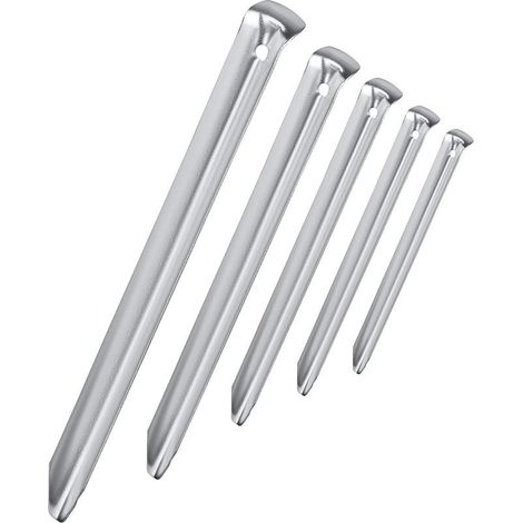 Piquets de Tente avec V-Profil ancrages dans Le Sol Fixation au Sol piquets Sardines ancrage de Sol en fer pour la Fixation & attachement dans Le Sol (1/5)
