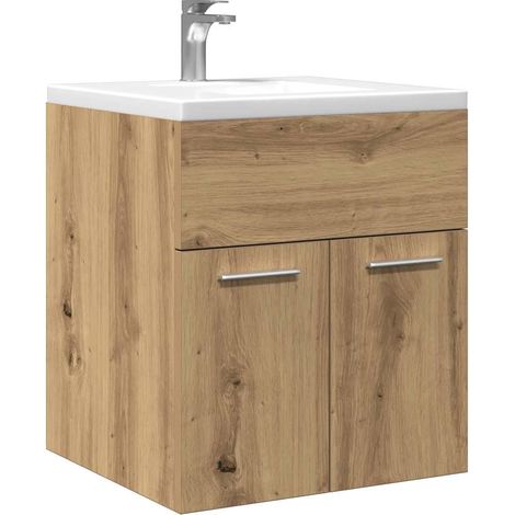 Waschbeckenschrank Artisan-Eiche 41x38,5x46 Holzwerkstoff