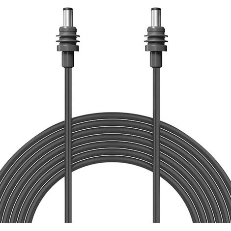 Câble d'alimentation CC Satellite, Cordon d'alimentation CC Satellite 18AWG IP68, Rallonge d'alimentation CC Intérieure et Extérieure (5M) (1/5)