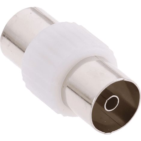 Adaptador antena hembra  Blanco (1/4)
