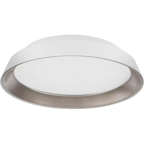 [GEBRAUCHT] B-Ware Nova Luce Deckenleuchte Deckenlampe Led Vela Weiß Warmweiß Dimmbar 45 Cm 30 W