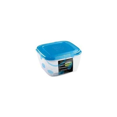 CONTENITORI ERMETICI QUADRATI PER ALIMENTI IN PLASTICA - lt.1,00 - cm.15x15x8h