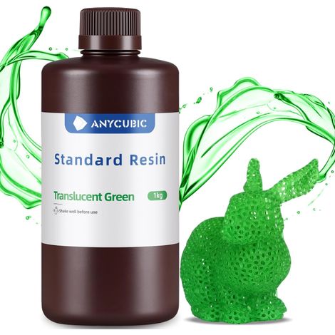 Anycubic Standard Verde Traslucido 1kg (1/5)