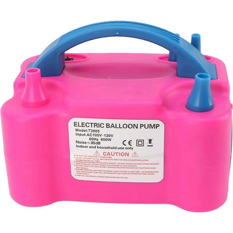 Elektrische Ballonpumpe, tragbar, mit Doppeldüse, Ballongebläsepumpe für Hochzeiten, Geburtstagsfeiern