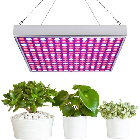 Wolketon Lampe LED pour jardin et serre 45W – 225 LEDs rouge et bleu plein spectre, pour serre, jardin, fleurs et culture indoor (1/5)