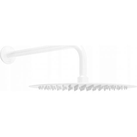 Mexen Slim soffione doccia 25 cm con braccio doccia, bianco - 79225211-20 (1/3)