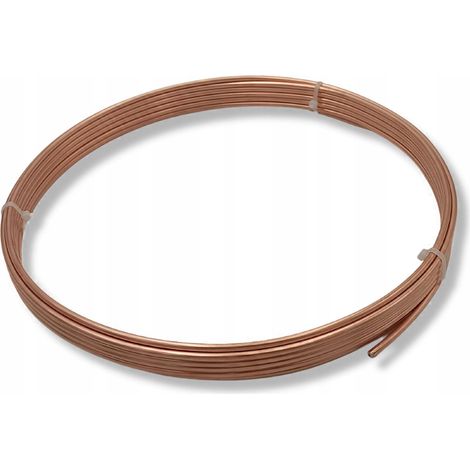 Tube en cuivre pour conduites de frein 4,8 mm. Disque de 10 m (3/16 - 4,75) (1/3)