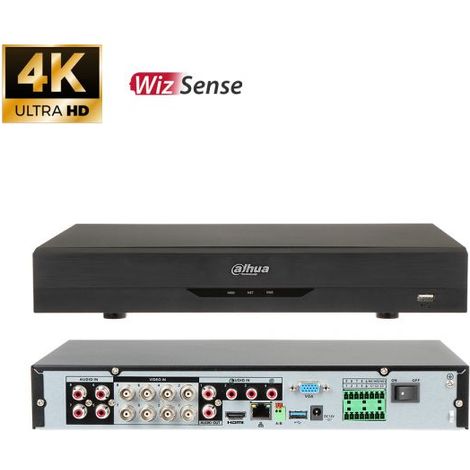 Dahua registratore 8 canali + 8 IP - XVR5108HE-4KL-I3 (4K)T