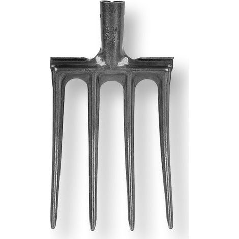 Digging Fork Garden Fork High Carbon Steel Anti-Breakage Digging Fork Garden Tool Hand Fork for Farms Ranchs (4 Teeth) (1/5)