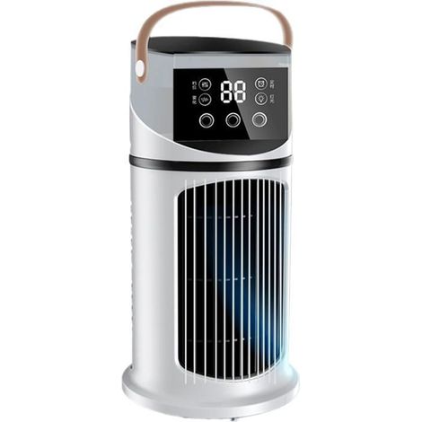 Tragbarer Luftkühler-Ventilator – EVIRON – 4-in-1 – 350 ml – 9 Geschwindigkeitsstufen – 7-farbige Beleuchtung (1/5)