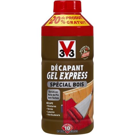 Gel Decapante Express per Legno 1 litro +20% Offerti - V33