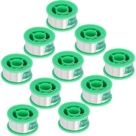 10 fils d'étain écologiques pour fer à souder, 0,8 mm, 100 g (1/5)