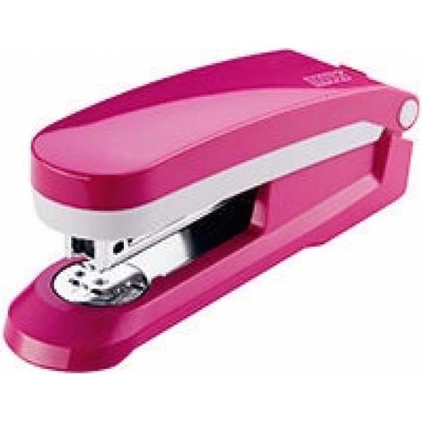 Heftgerät E 25 24/6 26/6 fest/lösbar/nageln 25 Bl. (80 g/m²) inkl. 200 Heftklammern 24/6 Metall/Kunststoff pink (1/5)