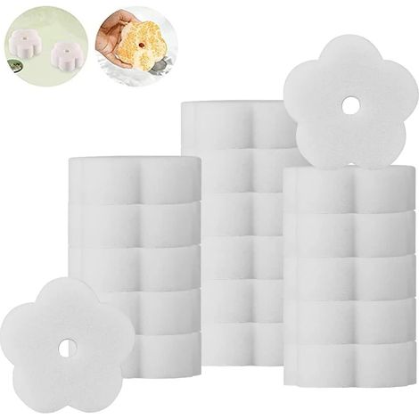 Accessoires de nettoyage de piscine réutilisables, ensemble d'éponges pour spas avec une forte absorption de graisse et une conception facile à utiliser pour les spas et (1/4)