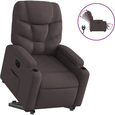 Maison Exclusive - Relaxsessel mit Aufstehhilfe Elektrisch Dunkel