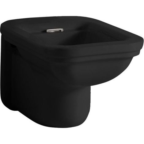 WALDORF Bidet suspendu 37x55cm, noir mat (1/2)