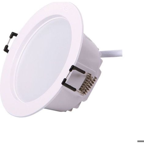 7W spot encastrable LED IP44 neutre 4000K - Nosheir - Lot 3, plafonnier rond - Salle bain/cuisine (1/5)