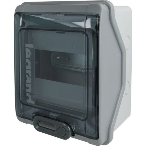 Legrand 601976 - Cassetta di distribuzione a parete, IP65 IK09, a 1 fila, 6TE 200 x 164 x 115,6 mm