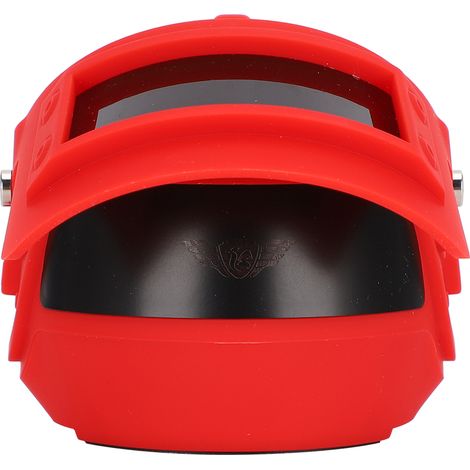 Mini casque portable multifonction avec haut-parleur Bluetooth 4.2 sans fil, support pour téléphone portable et enceinte intégrée pour les voyages en plein air (rouge). (1/5)