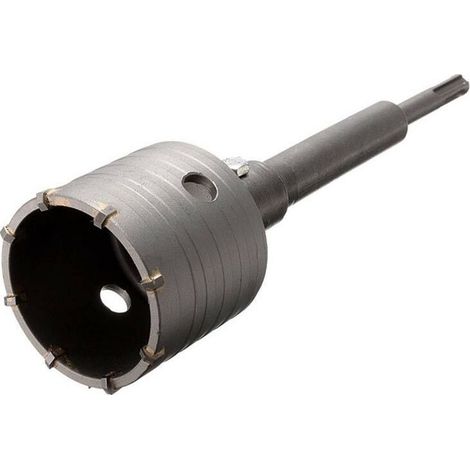 Fresa Muro Carotatrice A Tazza 80mm Attacco Sds Plus 35cm Prolunga Punte Trapano