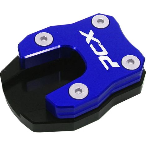 (Bleu) Rehausse de béquille latérale CNC pour moto, compatible avec HONDA PCX125 PCX150 PCX 125 150 2018 2019 2020 2021 maxpower (1/4)