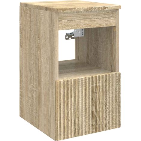 Bathroom Cabinet Sonoma Oak 30 x 35 x 50 cm Engineered Wood vidaXL