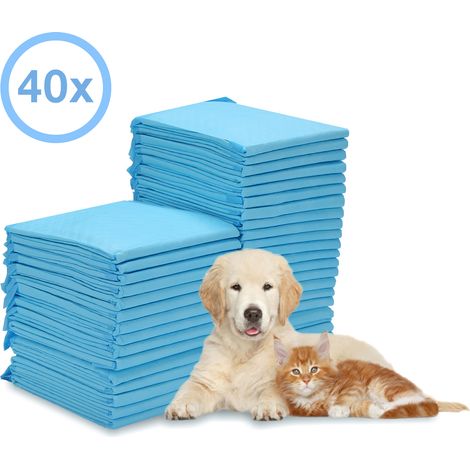 Wolketon Almohadillas de Adiestramiento para Perros Almohadillas para Perros (50pcs 60x60cm)