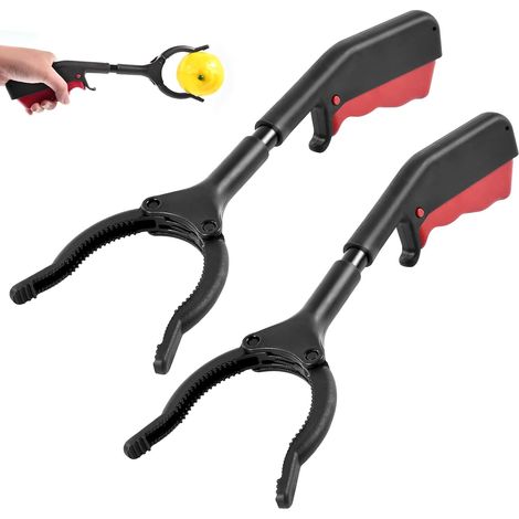 2 Pièces Pince de Ramassage Court, Pince de Préhension, Outils de Ramassage, Pince Ramasse Objet, Pinces de préhension pour Enfants (1/5)