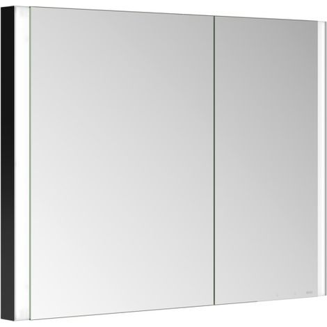 KEUCO SOMARIS Spiegelschrank Wandeinbau 2-türig, asymetrisch, mit