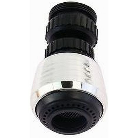 Cleafe - Aeratore Rompigetto Per Rubinetto Lavello Cucina Cromato Nero Con Snodo 87169 - (1/2)
