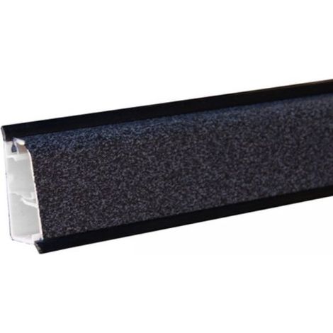 Alzatina triangolare in pvc rivestita in carta colore nero selenio